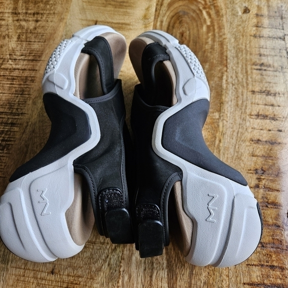 Sketchers Mark Nason MN Neo Block Sandals Cross Strap Black US Chunky Platform 6 - Picture 8 of 12